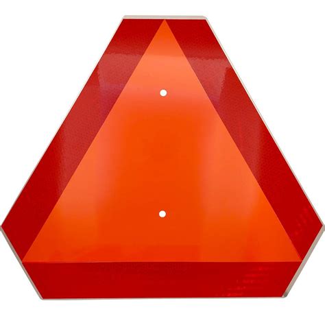 Buy Orange Golf Cart Triangle Sign, Slow Moving Vehicle Sign, Safety ...