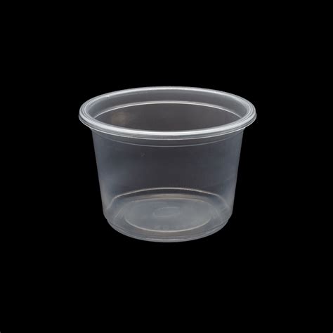 Zibo Clear Tub T436 250ml with Dome Open Lid L811 5Pack