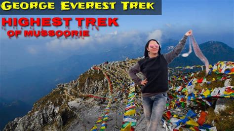 George Everest Peak Trek || Mussoorie || Dangerous Trek || Couple Vlog ...