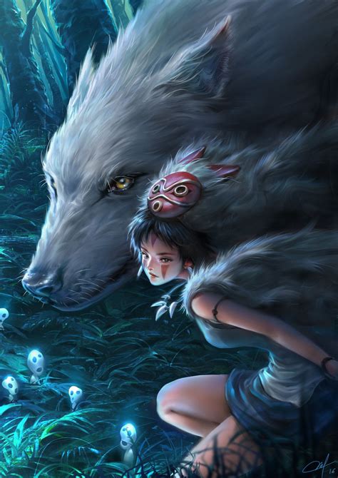 Princess Mononoke Fanart!, Minh Nguyen | Princess mononoke art, Ghibli ...