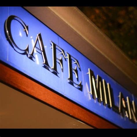 Cafe Milano - Washington, D.C | Neon signs, Broadway shows, Product launch