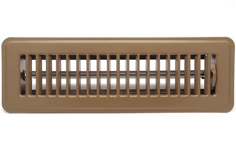 4" X 14" Floor Register with Louvered Design - Fixed Blades Return ...