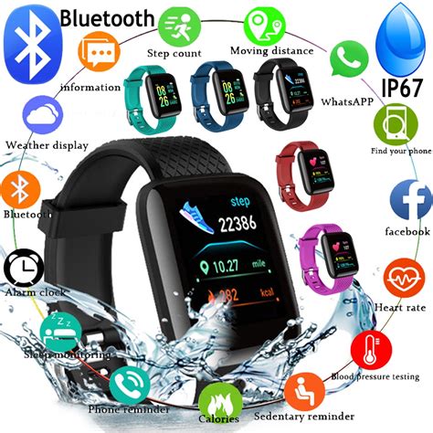 Kids-Smart-Watch-Waterproof-Fitness-Sport-LED-Digital-Electronics ...