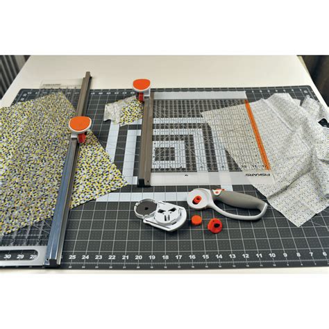 45mm Fabric Rotary Cutter and 12 x 12" Ruler Combo By Fiskars ...