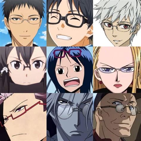 101 Anime Characters with Glasses! | Anime Amino