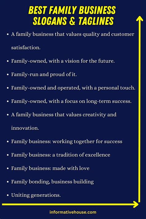 Family Business Slogans: Creative and Inspiring Ideas for Your Business ...