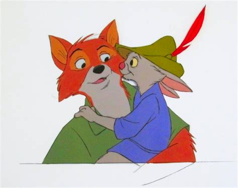 Walt Disney Production Cels - Robin Hood & Skippy - Walt Disney ...