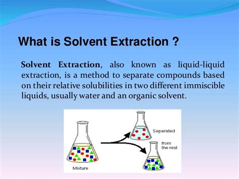 Solvent Extraction