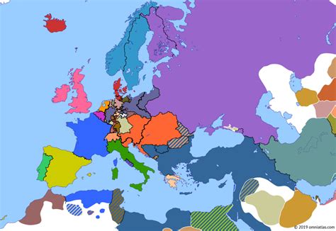 Kingdom of Italy | Historical Atlas of Europe (17 March 1861) | Omniatlas