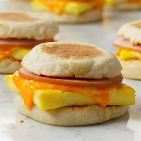 Freezer Breakfast Sandwiches Recipe | Taste of Home - Eena Maarit