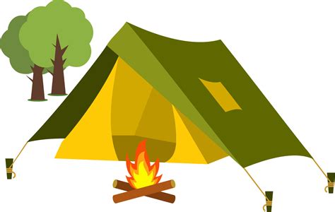 Camping clipart nature camp, Camping nature camp Transparent FREE for ...