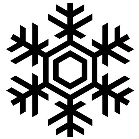 Black Snowflake Png 1