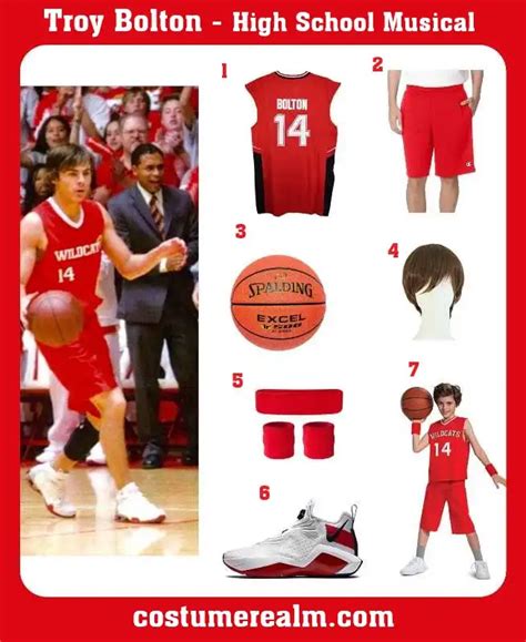 Troy Bolton Costume - Costume Realm