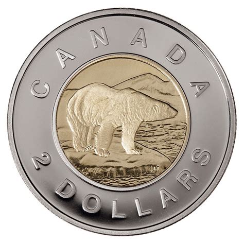 2000-W Canadian $2 Polar Bear Toonie Proof-like (PL) Coin