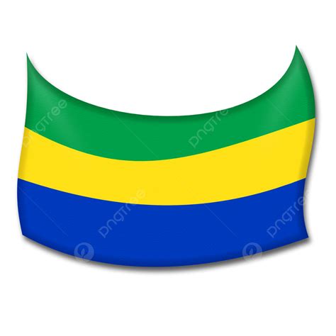 Gabon Flag, Gabon National Flag, Waving Gabon Flag, Gabon PNG ...