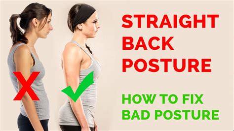 How to Fix Bad Posture - Home Exercises - YouTube