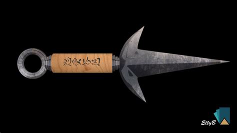 3D model Kunai Minato | CGTrader