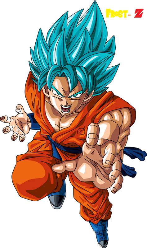 Goku Super Saiyan Blue by ChronoFz on DeviantArt