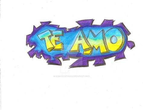 Graffiti de te amo by Chicorocktoon on DeviantArt