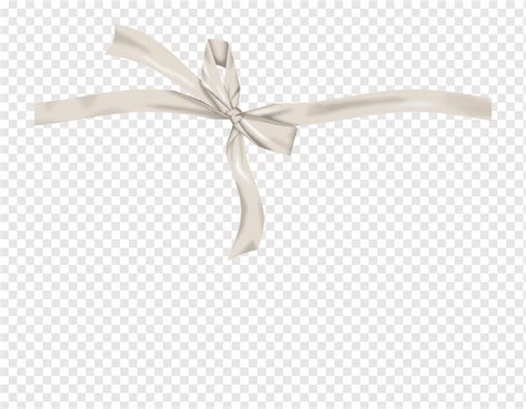 White ribbon bow, white, bow, ribbon png | PNGWing