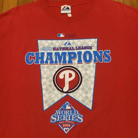 Philadelphia Phillies 2008 NL/World Series Champions... - Depop