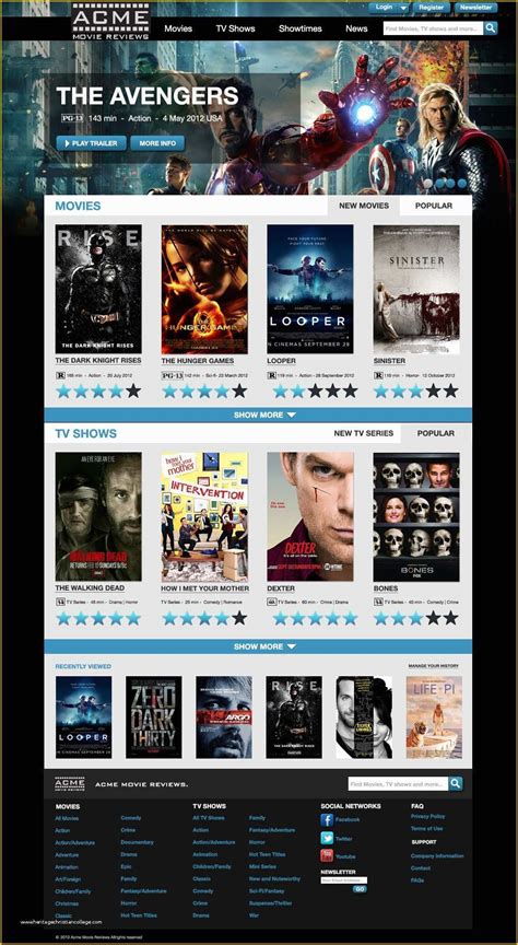 Rating Website Template Free Of Movie Review Template Search Results ...