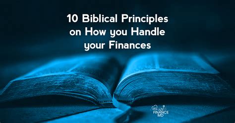 10 Biblical Principles on How you Handle your Finances - My Finance MD