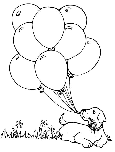 Top 12 Fun and Interactive Balloons Coloring Pages for Children ...