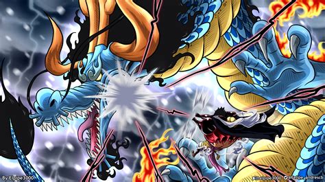 Luffy vs Kaido, Monkey D. Luffy, Kaido (One Piece), Gear 5 (One Piece ...