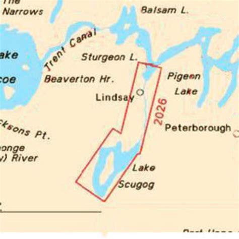 Canadian Hydrographic Serv Lake Scugog and Scugog River Chart - Fogh ...