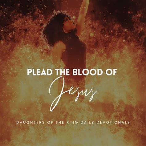 Plead the blood of Jesus!