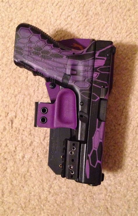 Rapid retention system on my purple Glock Badcompanytactical.com Purple ...