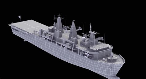 HMS Albion 3D Model $199 - .3dm .3ds .cob .dwg .fbx .flt .obj .wrl .x ...