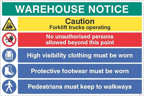 Warehouse Safety Signs | ubicaciondepersonas.cdmx.gob.mx