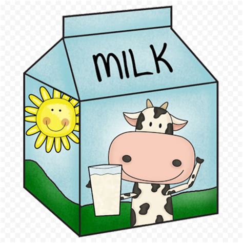 HD Dairy Cow Milk Carton Box Clipart Transparent PNG | Citypng