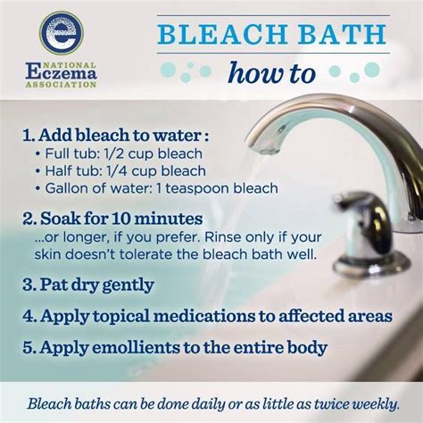 Bleach baths are great for people with skin problems (e.g. Keratosis ...