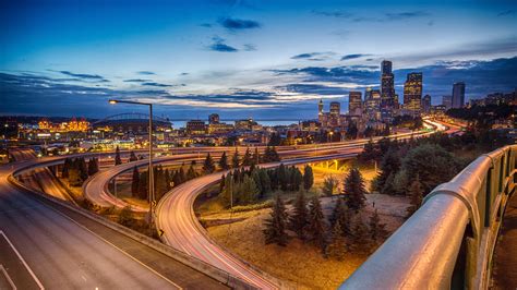 Download wallpaper: Seattle skyline 3840x2160