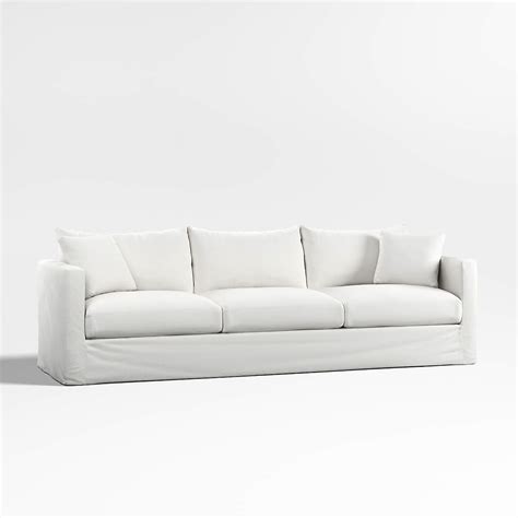 Willow II Slipcovered Grande Sofa + Reviews | Crate & Barrel