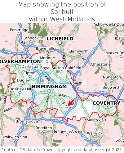 Where is Solihull? Solihull on a map