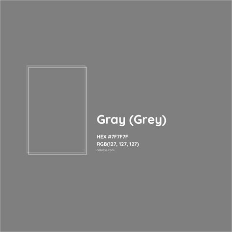 About Gray (Grey) - Color codes, similar colors and paints - colorxs.com