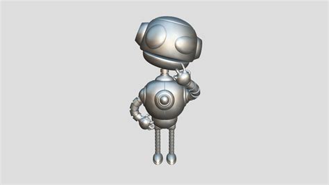 Character design Robot - 3D model by Cuartas [7169472] - Sketchfab