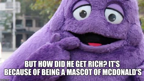 Grimace Hits the Big Time - Imgflip