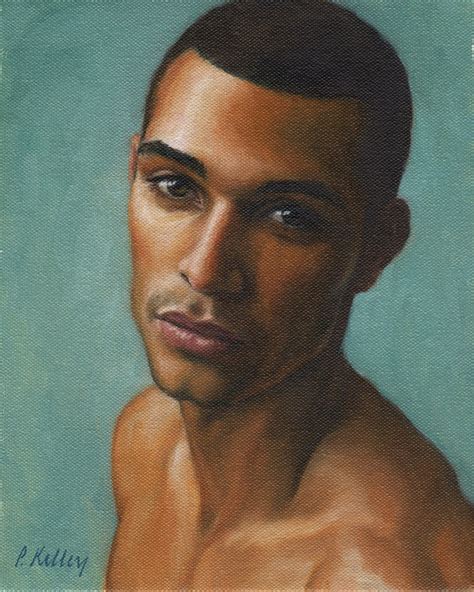 Portrait of a Young Man. Art Print from Original Oil by Pat Kelley ...