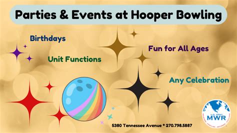 Parties & Events at Hooper Bowling :: Ft. Campbell :: US Army MWR