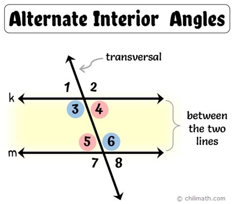 Alternate Interior Angles Proof Examples | Two Birds Home