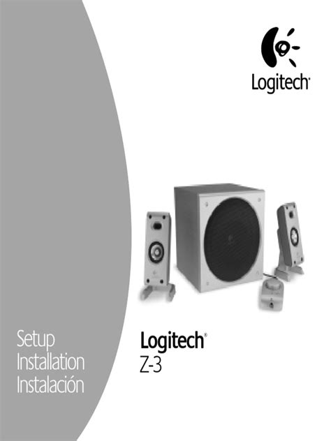 Logitech Z3 | PDF | Loudspeaker | Electrical Connector