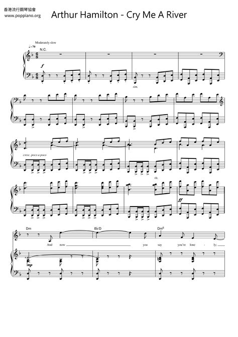 Michael Buble-Cry Me A River Sheet Music pdf, - Free Score Download ★