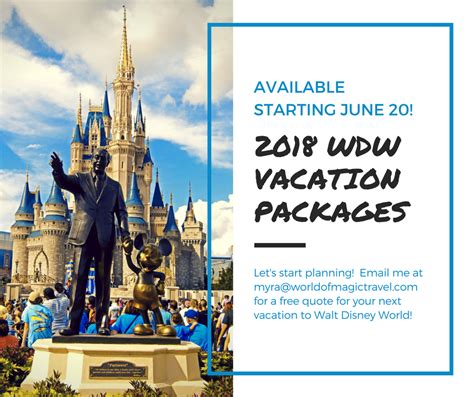 2018 Walt Disney World Vacation Packages Available TODAY! | OFF On The Go