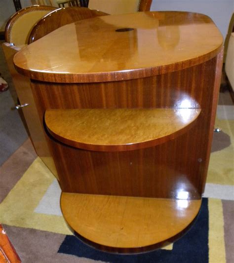 Oval Streamline Art Deco Coffee table or Mini-bar | Bars | Art Deco ...