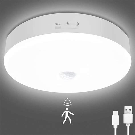 Buy TOOWELL Motion Sensor LED Ceiling Light Rechargeable LED Closet ...